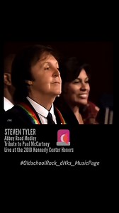 STEVEN TYLER || Abbey Road Medley Tribute to Paul McCartney Live at the 2010 Kennedy Center Honors The performance featured a seamless medley of songs from The Beatles' Abbey Road album, including "Golden Slumbers," "Carry That Weight," and "The End". The emotional performance was well-received, moving many in the audience, including McCartney himself, to tears. #StevenTyler #AbbeyRoadMedley #TheBeatles #GoldenSlumbers #CarryThatWeight #TheEnd #MonetizeContent #WideReach 💥 | Old School Rock