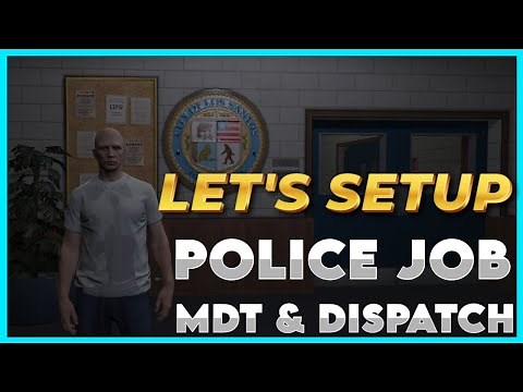 QBCore - Police Job Setup Full | FiveM Roleplay Scripts | FiveM Tutorial 2024 | MJ DEVELOPMENT