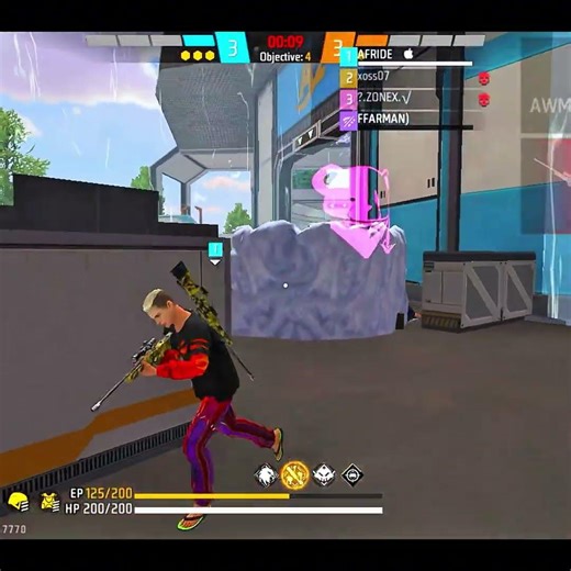 DOUBLE SNIPER দিয়ে 1VS4 | #freefire #shorts #funny #sniping #1vs4