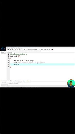 Average Calculation in C | #HSC_ICT