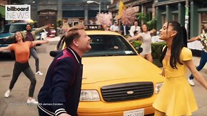 Billboard News: Ariana Grande stopped by ‘The Late Late Show’ to play her part in a delicious -- and timely -- sketch with host James Corden. | Billboard