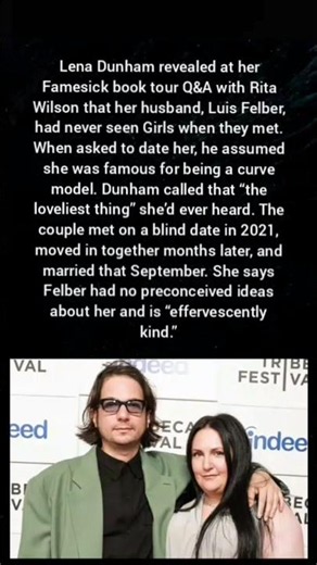 Lena Dunham Says Husband Never Saw 'Girls' – Thought She Was a Curve Model #shorts
