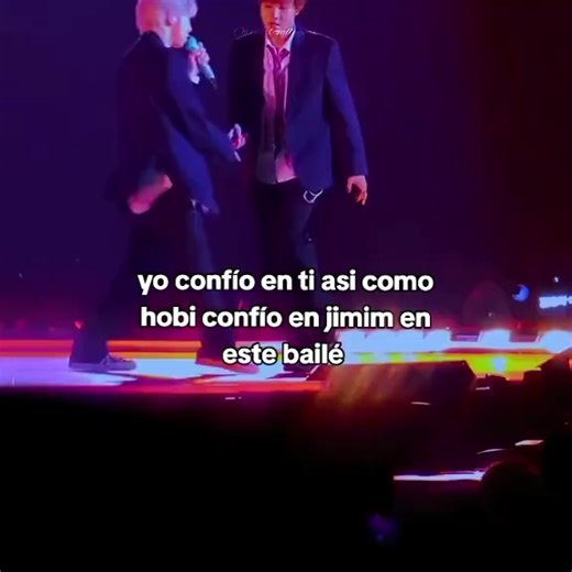 Yo confío en ti como Hobi confía en Jimin — baile BTS explicación