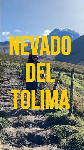 4 días subiendo el Nevado del Tolima y este fue apenas el comienzo 😭 #shorts #colombia #senderismo