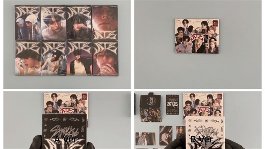 【单封套装+1信封+2电子专！】Stray Kids - [ATE] Mini9 Album Unboxing 迷skz迷你九辑拆专开箱