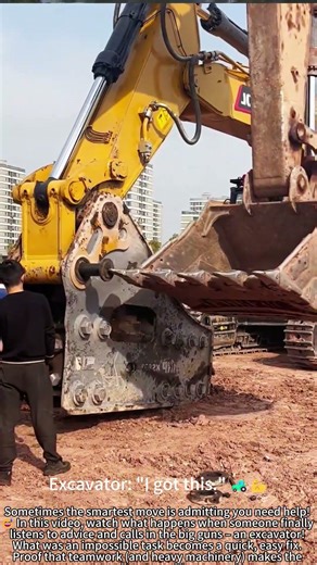 Listened and Called an Excavator – Problem Solved! 🚜😎