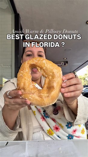 Genesis Nunez | Orlando Food + Thrift + Travel on Instagram: "BEST GLAZED DONUTS IN FLORIDA? Peachey’s Baking Co. the Amish glazed donuts you could only ever find at fairs now his it’s permanent location in Sarasota, FL. Using traditional family recipes from brothers Nate and Sam Peachey who grew up Amish. Originally called The Amish Baking Co. These will forever be my favorite glazed donuts in Florida. Have you tried them yet ? Share this with someone that needs to!"