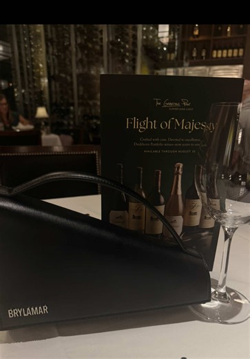 Flight of Majesty wine tasting at The Capital Grille