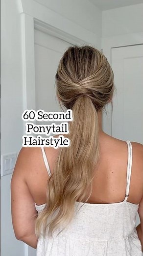 Easy Peasy Ponytail Hairstyle Anyone Can Do