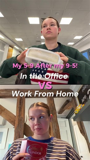 My 5-9 after my 9-5 in the office and wfh! #fyp #5to9 #afterwork #comparison #corporategirly
