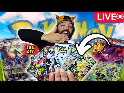 LIVE🔴Opening ALL These POKEMON Cards... For YOU!