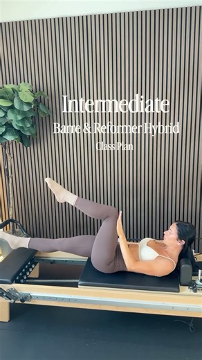Leah Maselli | Pilates Instructor on Instagram: "Do you teach barre/reformer fusion group classes? This one’s for you: NEW CLASS PLAN on Pilates by Leah📱 Intermediate Barre & Reformer Hybrid 4 Including some of my favorites: Arms in straps Short box side-overs Barre-work (lower-body focus) WHAT’S INCLUDED IN CLASS PLANS: Individual videos (2-3 min ea) for each series with: -Equipment setup -Verbal cueing -Common mistakes -Contraindications -Variations (progressions/modifications explained) Comm