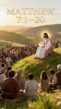 MATTHEW 7:1–20 | Jesus Teaches on Judgment, Prayer & True Righteousness!