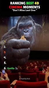 Ranking Best 4D Cinema Moments Ever! 🎬 #shorts #best #cinema