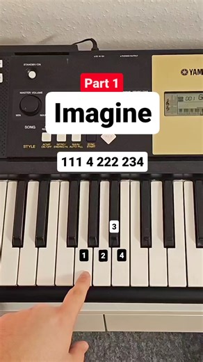 Imagine - John Lennon (piano tutorial) #piano #pianotutorial #pianoteacher | Eagles Wing Pro