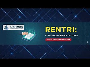 RENTRI: Attivazione della Firma Digitale