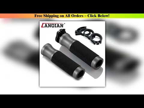 Motorcycle 22mm CNC Aluminum Rubber Gel Handle Bar Grip Hand Grips for Scooter LT LX GT GTS GTV 300
