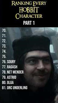 Ranking EVERY Character from THE HOBBIT Trilogy – Part 1 (#81–70)