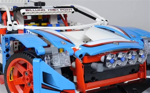 乐高42077机械系列拉力赛车快速拼搭