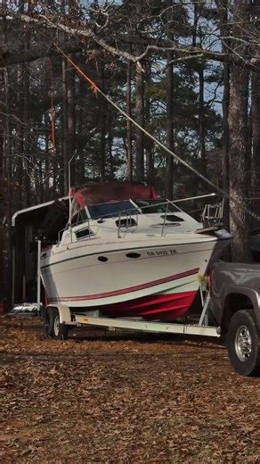 Pulling a boat motor