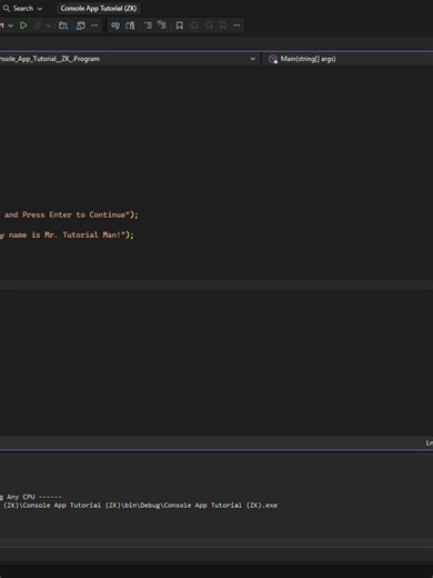 CSharp ReadLine Tutorial #Programming #csharpprogramming #developer #code #visualstudio