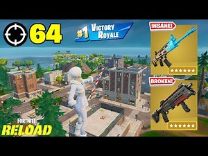 64 Elimination Solo "RELOAD” Gameplay Wins (Fortnite Chapter 7 PS5 Controller)