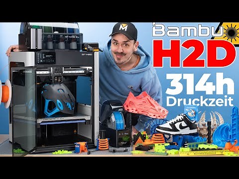 Bambulab H2D Combo | Hightech 3D Drucker mit Laser?! (Test 2025)