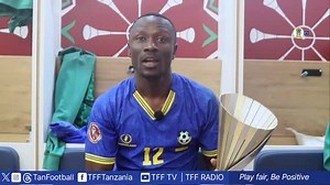 Mchezaji bora wa mchezo wa TotalEnergies Uganda vs Tanzania, Simon Msuva akizungumzia Tuzo aliyopewa @caf_online @taifastars_ | Tanzania Football Federation