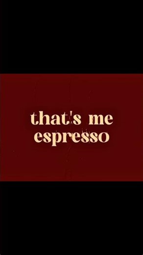 Sabrina Carpenter - Espresso (lyrics) #sabrinacarpenter #espresso #shorts