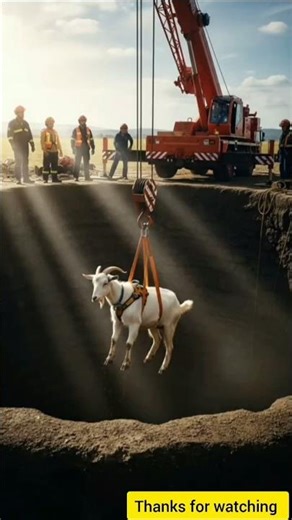 One Call, One Life: The Miraculous Rescue of the Goat #goat #ai #animals