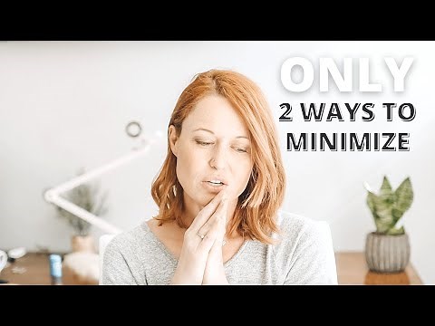 The ONLY 2 Ways to Minimize Your Stuff | How To Minimize