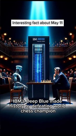 On May 11, 1997, IBM's Deep Blue made history by defeating world chess champion Garry Kasparov.