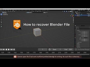 Blender File Not Found | Joel Manore || Blender