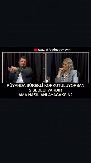Tuğba Gönan | Rüyanda sürekli korkutulmanın sebebi bunlardır… #ramazantolgayolyapan #metafizik #rüyalar #tuğbagönanyoutube #keşfetteyiz #keşfet | Instagram