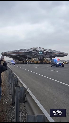 Massive Object Moving on Highway: Shocking Footage