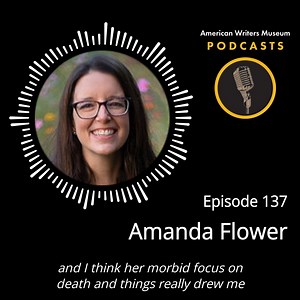 Out now on AWM Author Talks, award-winning mystery writer Amanda Flower discusses her love of Emily Dickinson and her latest mystery "Because I Could Not Stop for Death: An Emily Dickinson Mystery." Listen at the link or wherever you get your podcasts: https://bit.ly/3mu5XcU. | American Writers Museum