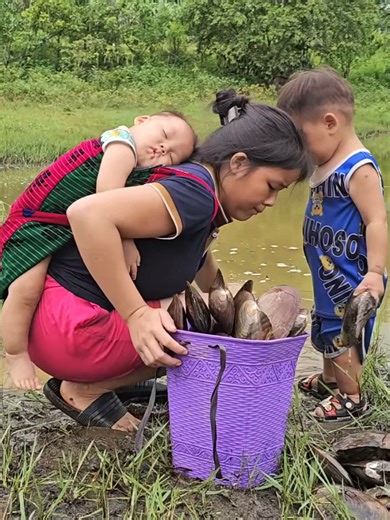 Meeting a Giant Bottle Snail: A Family Adventure