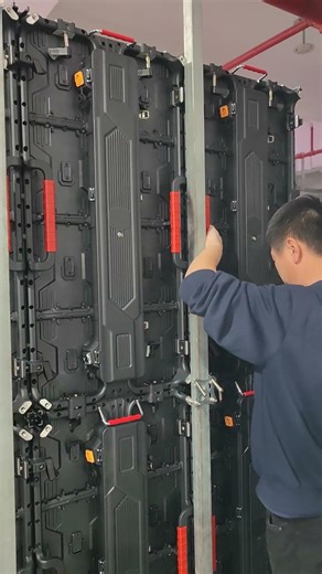 Factory Process: LED Cabinet Installation #ledinstallation #ledassembly #leddisplay #ledincloud