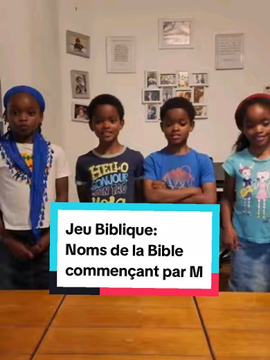 Défi biblique : Noms de la Bible commençant par M