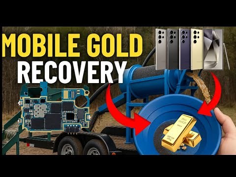 How to Scrap Mobile Chip IC for Gold Recovery – Full Process#goldrecovery
