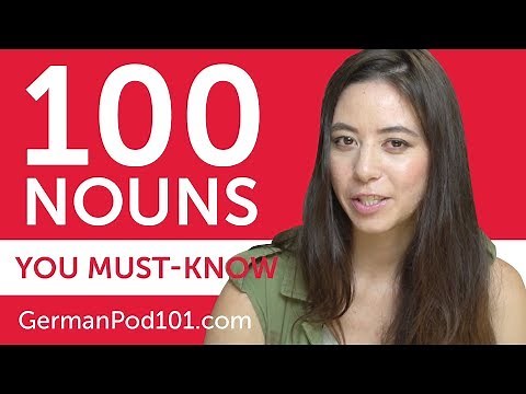100 Nouns Every German Beginner Must-Know