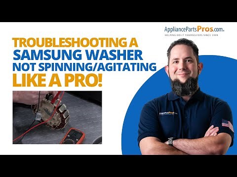 Samsung Washer Not Spinning FIXED! 3C Error Code Solution