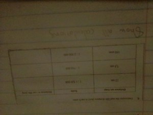 Determine the real life distance (kn) in each esseDistance on ... | Filo