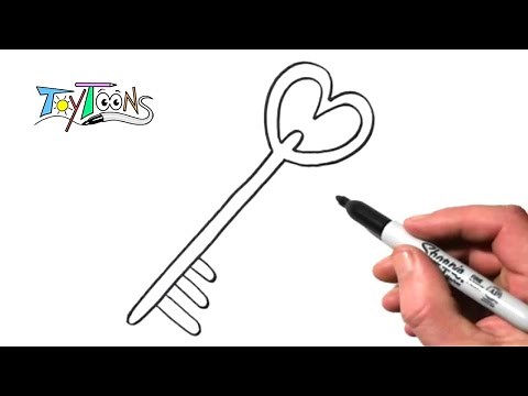 How to Draw a Key | Easy Step by Step Drawing Tutorial
