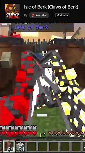 CHEAPEST WAY TO GET GRONCKLE IRON [Isle of Berk (Claws of Berk)] #httyd #shorts #minecraftmodpack