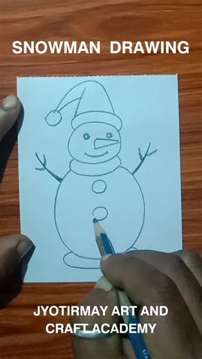 ll Easy Snowman drawing ll
