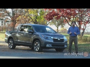 2017 Honda Ridgeline RTL-E AWD Pickup Truck Test Drive Video Review