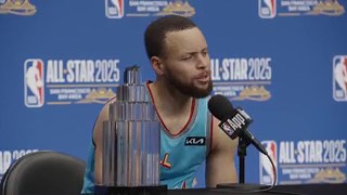 Stephen Curry Postgame Interview After Winning NBA All-Star Game MVP - 2/16/25