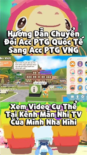 Hướng Dẫn Chuyển Đổi Acc Play Together Quốc Tế Sang Play Together VNG#playtogether #playtogethervng