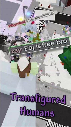 Releasing 200 TRANSFIGURED HUMANS in a Public Server | Jujutsu Shenanigans